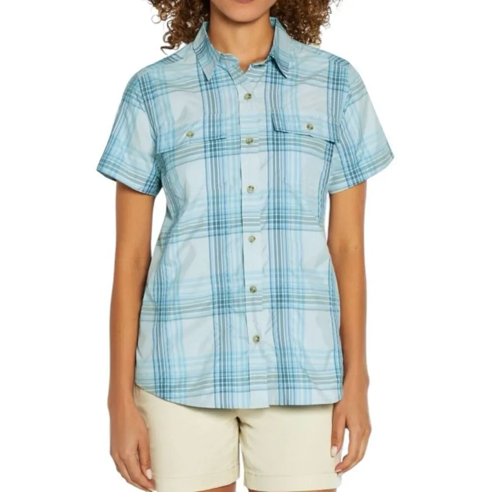 Eddie Bauer Women's Short Sleeve Adventure Top Size Large